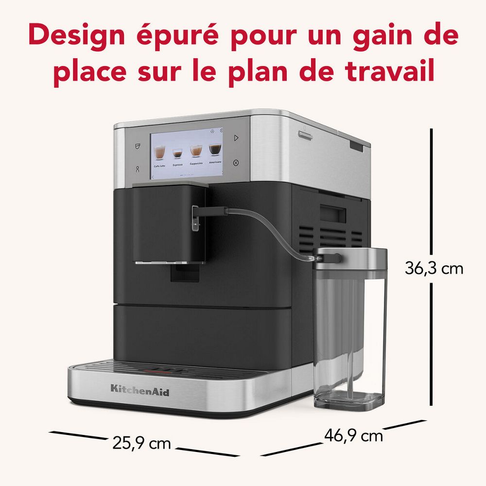 Kitchenaid Coffee machine 5KES8558EBK Truffe noire Lifestyle