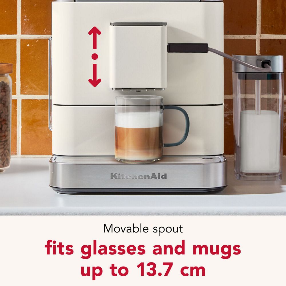 Kitchenaid Coffee machine 5KES8557BPL Porcelain White Lifestyle