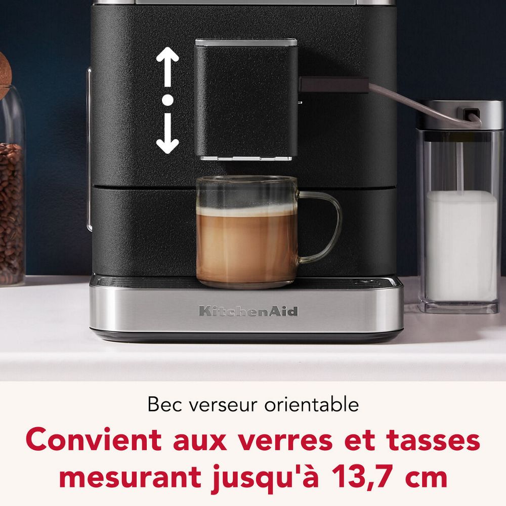Kitchenaid Coffee machine 5KES8558EBK Truffe noire Lifestyle