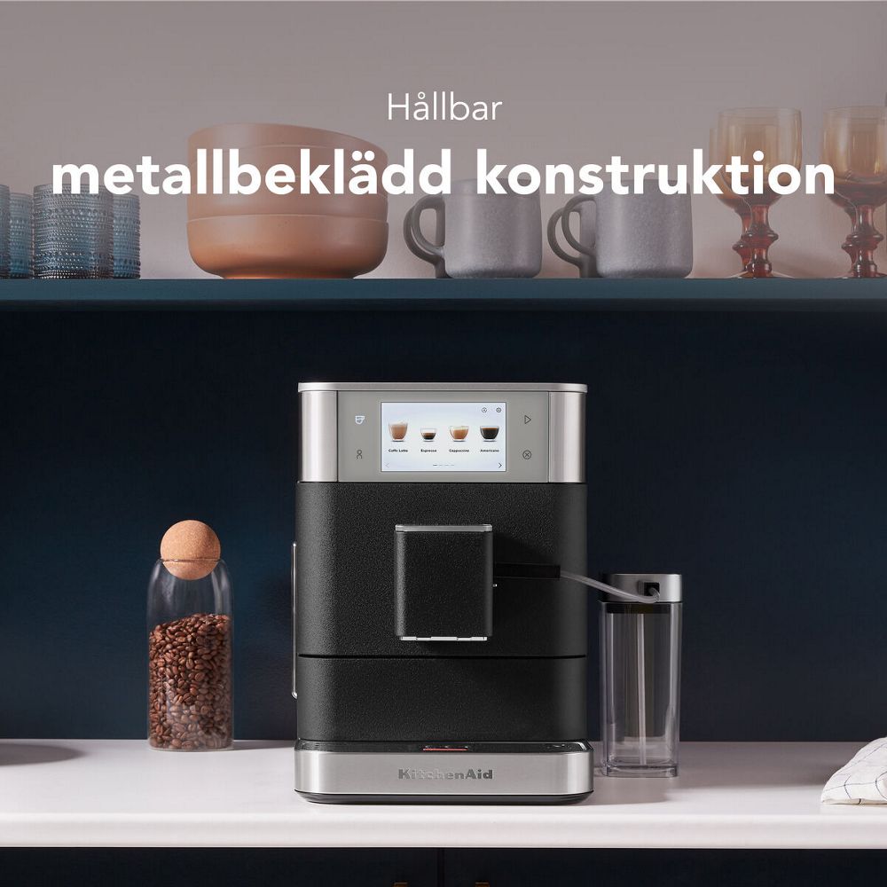 Kitchenaid Coffee machine 5KES8558EBK Cast iron black Lifestyle