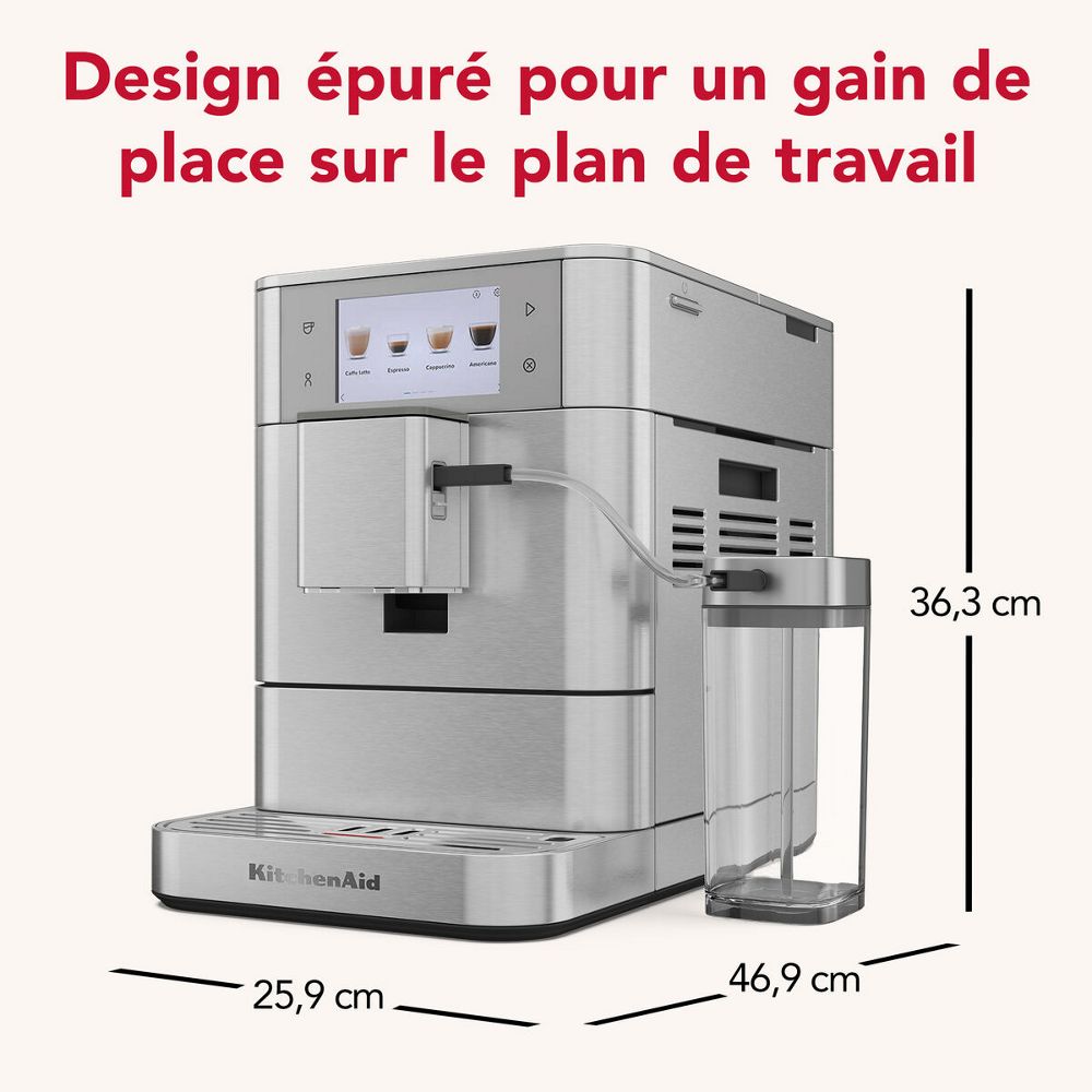 Kitchenaid Coffee machine 5KES8558ESX Acier Lifestyle