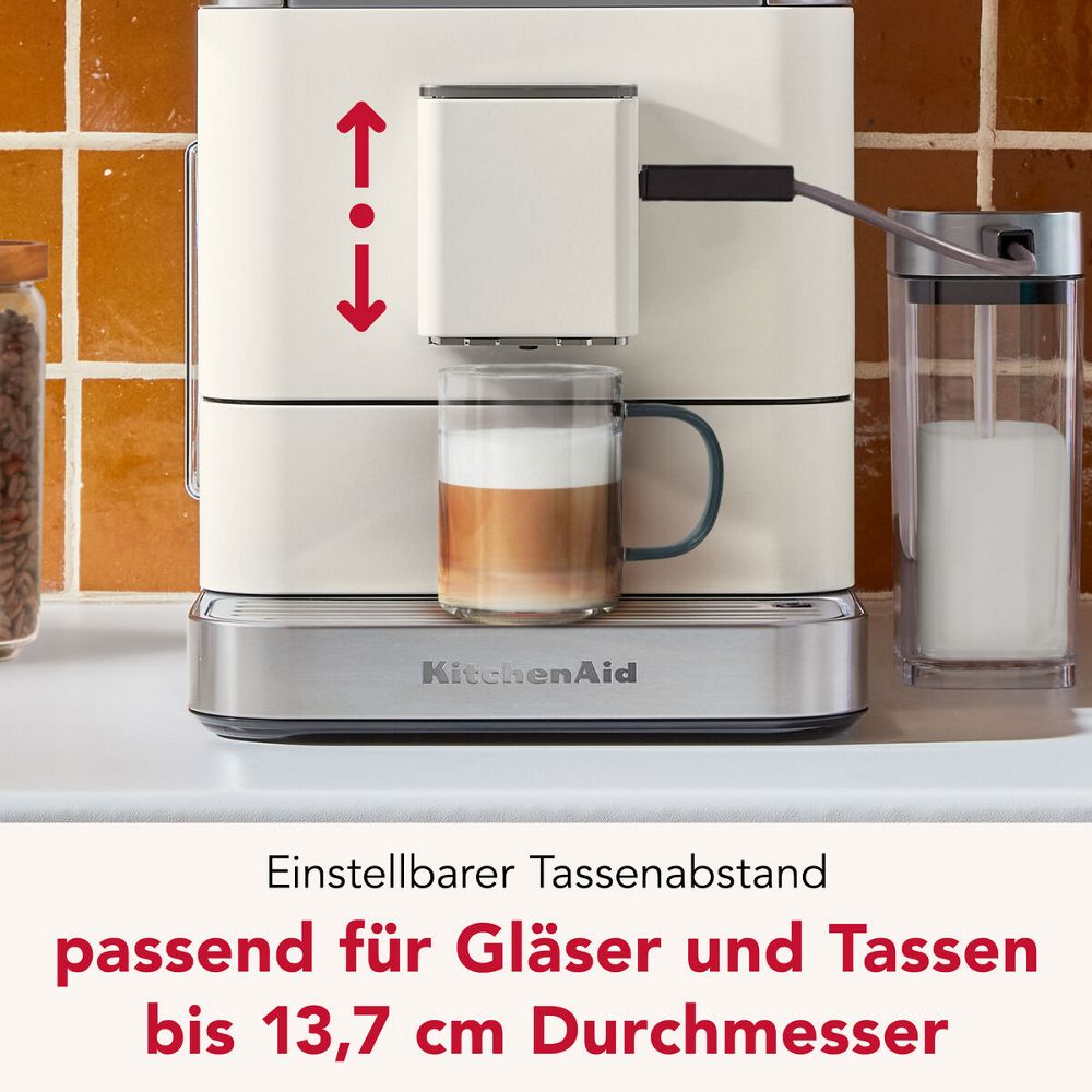Kitchenaid Coffee machine 5KES8558EPL Porcelain White Lifestyle