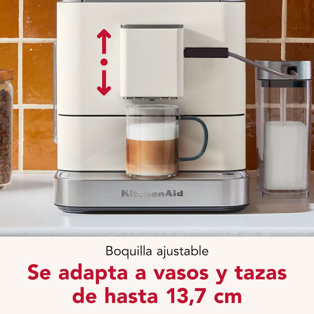 Kitchenaid Coffee machine 5KES8558EPL Porcelain White Lifestyle