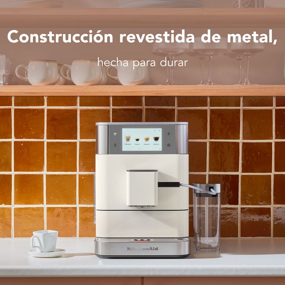 Kitchenaid Coffee machine 5KES8558EPL Porcelain White Lifestyle