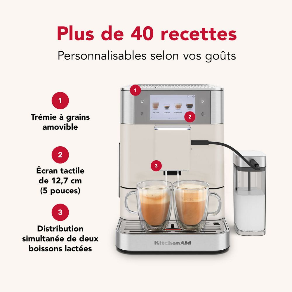 Kitchenaid Coffee machine 5KES8558EPL Porcelaine Lifestyle