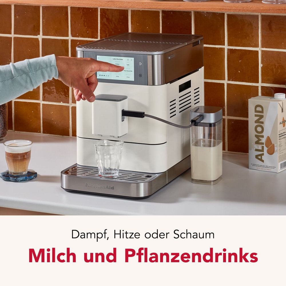 Kitchenaid Coffee machine 5KES8558EPL Porcelain White Lifestyle