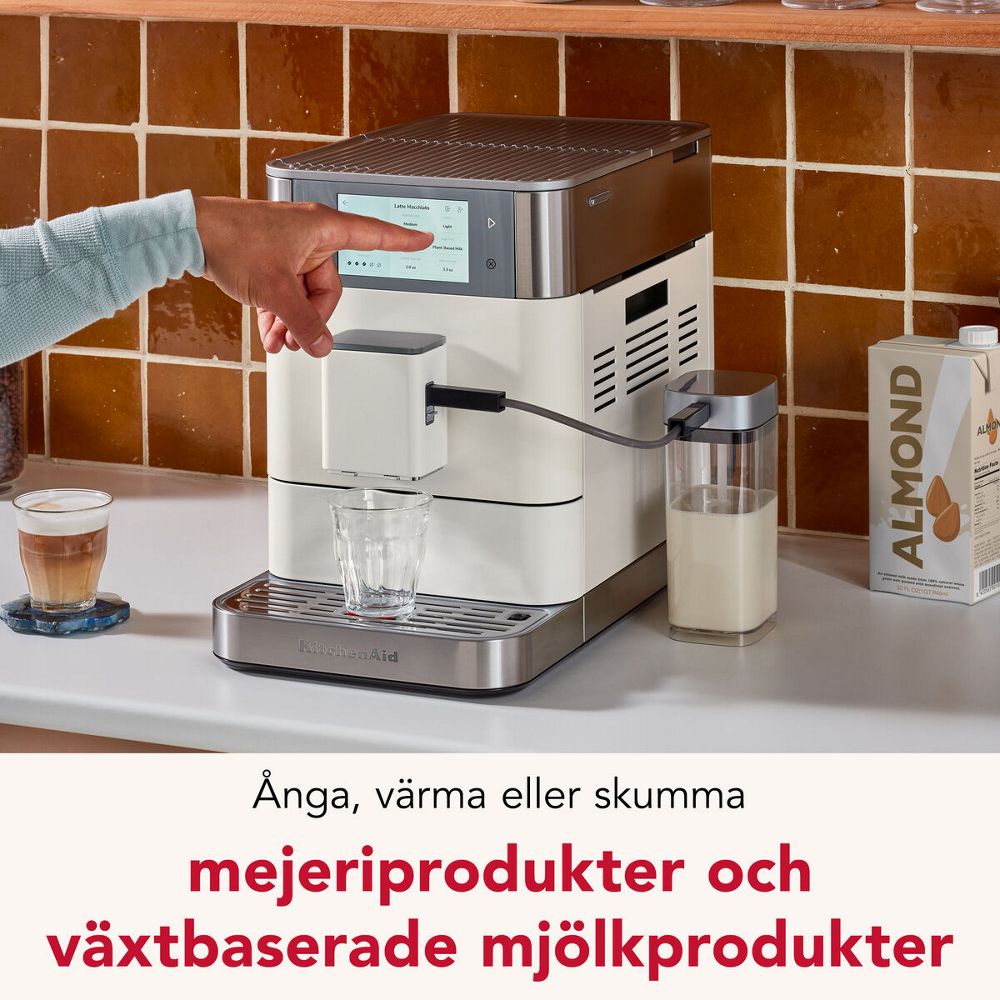 Kitchenaid Coffee machine 5KES8558EPL Porcelain White Lifestyle