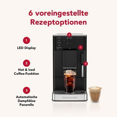Kitchenaid Coffee machine 5KES8452SBM Matt schwarz Lifestyle