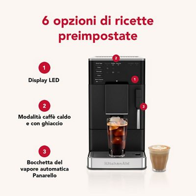 Kitchenaid Coffee machine 5KES8452EBM Nero Opaco Lifestyle