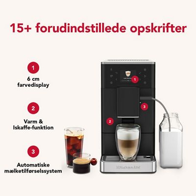 Kitchenaid Coffee machine 5KES8453EBM Mat sort Lifestyle