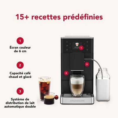 Kitchenaid Coffee machine 5KES8453EBM Noir Réglisse Lifestyle