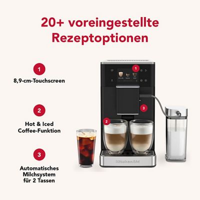Kitchenaid Coffee machine 5KES8454EBM Matt schwarz Lifestyle