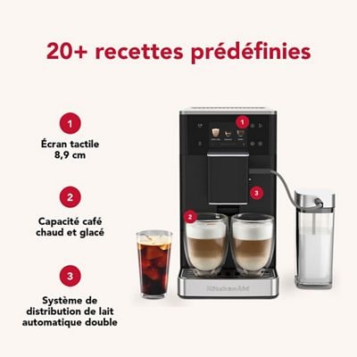 Kitchenaid Coffee machine 5KES8454EBM Noir Réglisse Lifestyle