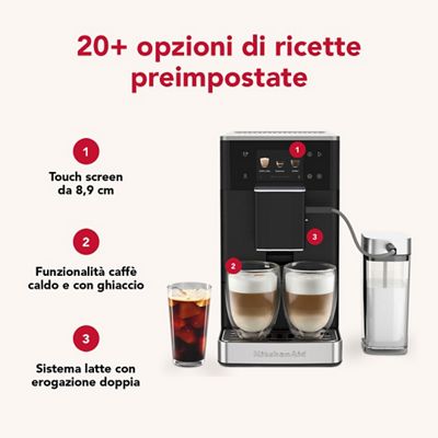 Kitchenaid Coffee machine 5KES8454EBM Nero Opaco Lifestyle
