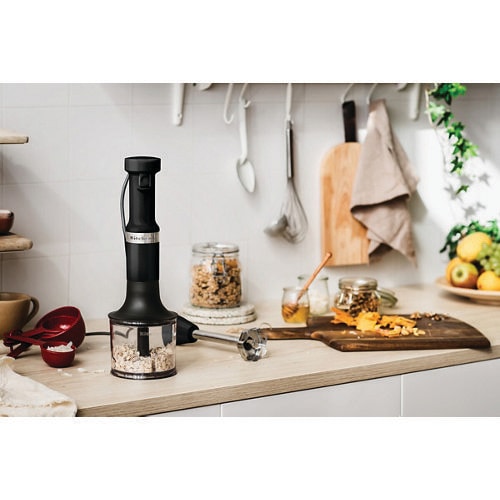 Kitchenaid Hand mixer 5KHBV83EBM Matte Black Lifestyle