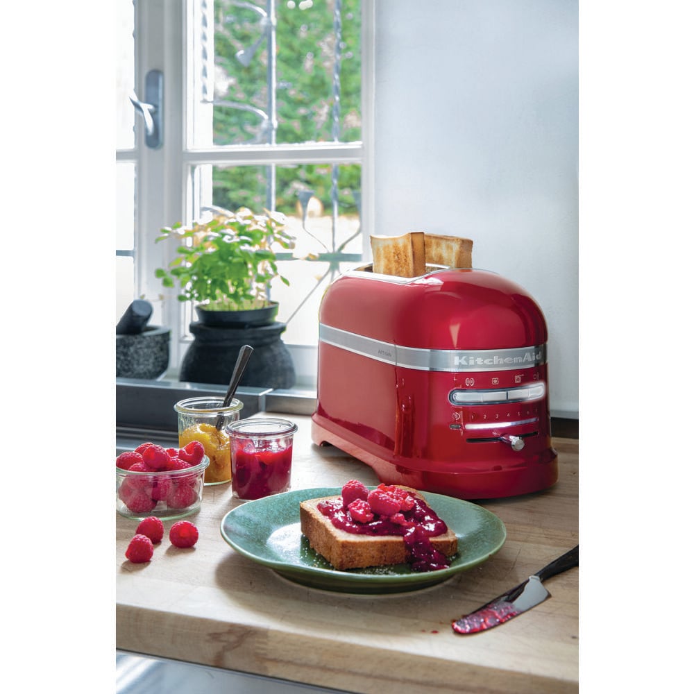 BRØDRISTER 2 SKIVER – ARTISAN - Rød metallic | KitchenAid DK