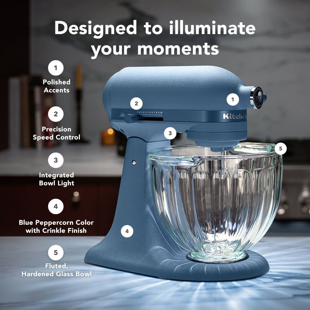 Kitchenaid Food processor 5KSM50GSVBBP Blue Peppercorn Lifestyle