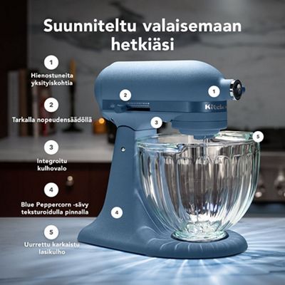 Kitchenaid Food processor 5KSM50GSVEBP Blue Peppercorn Lifestyle