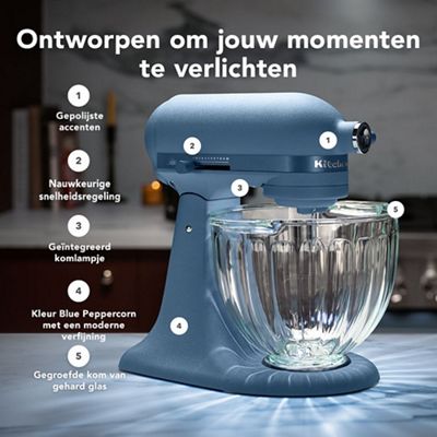 Kitchenaid Food processor 5KSM50GSVEBP Bleu Orage Lifestyle