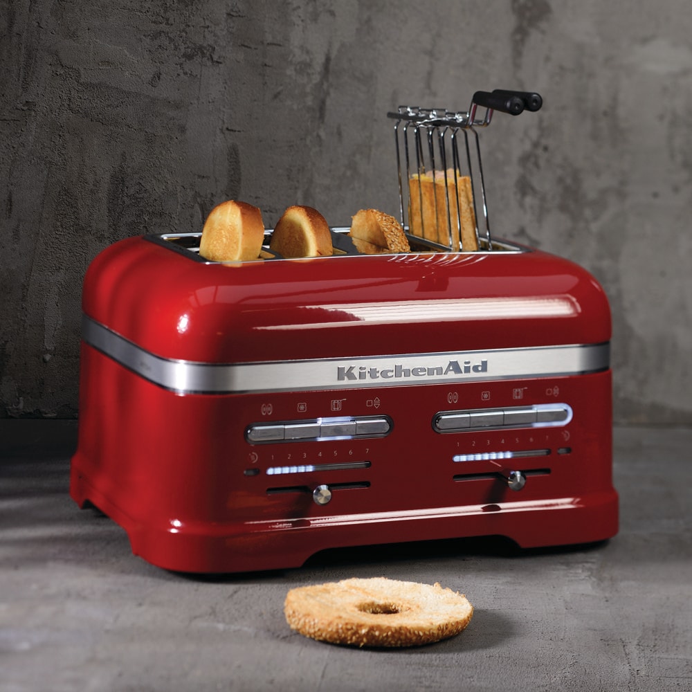 BRØDRISTER 4 SKIVER – ARTISAN - Rød metallic | KitchenAid DK