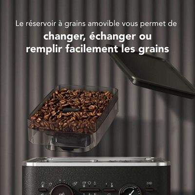 Kitchenaid Coffee machine 5KES6551EBK Truffe noire Lifestyle