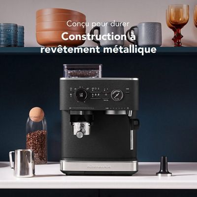 Kitchenaid Coffee machine 5KES6551EBK Truffe noire Lifestyle