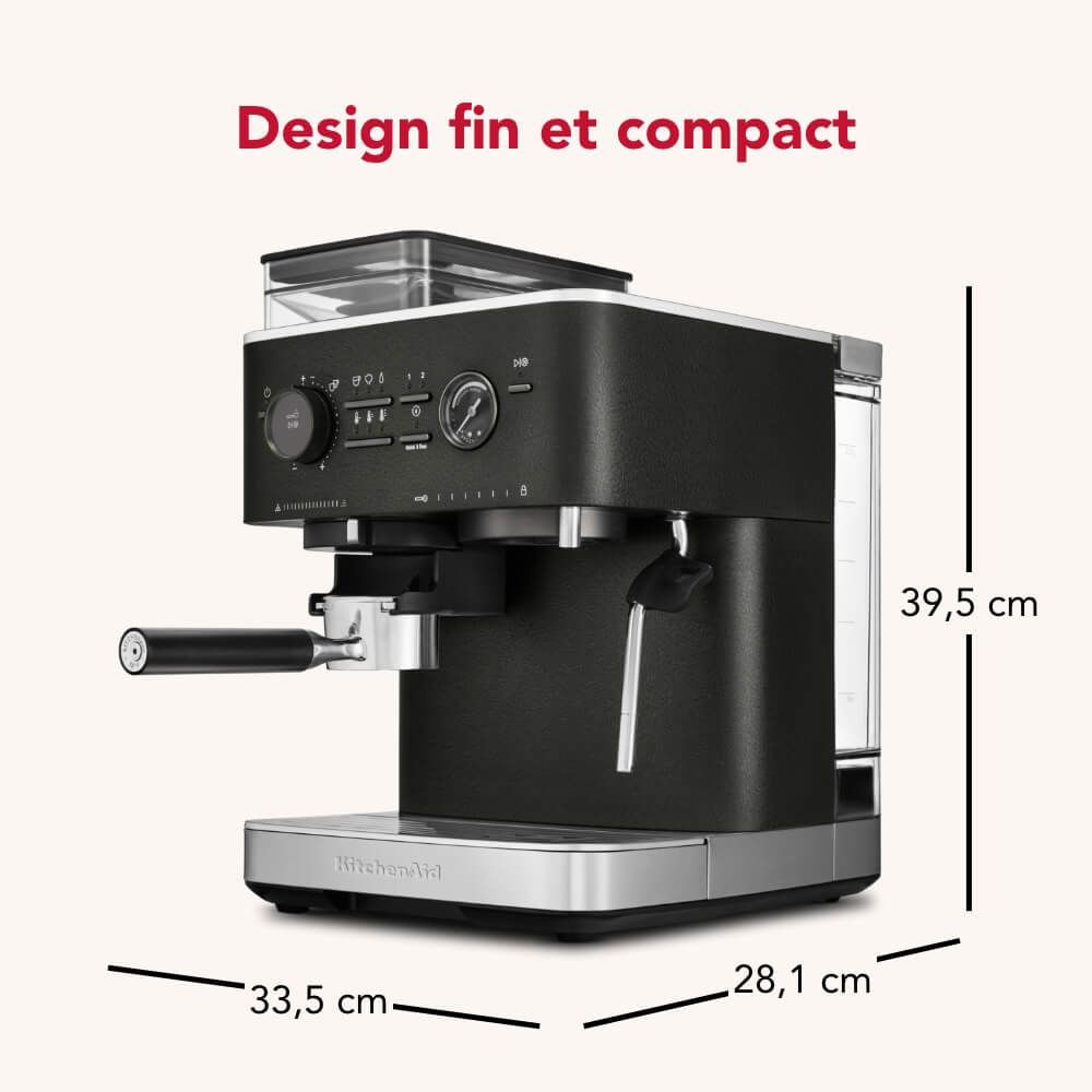 Kitchenaid Coffee machine 5KES6551EBK Truffe noire Lifestyle