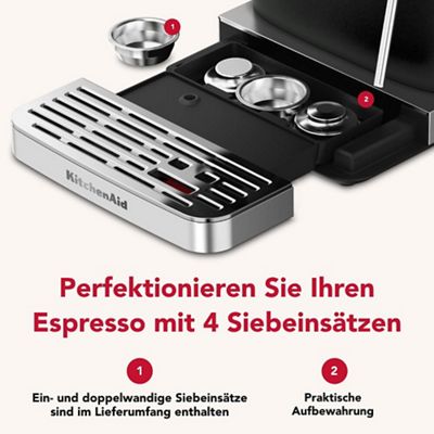 Kitchenaid Coffee machine 5KES6551EBK Gusseisen Schwarz Lifestyle