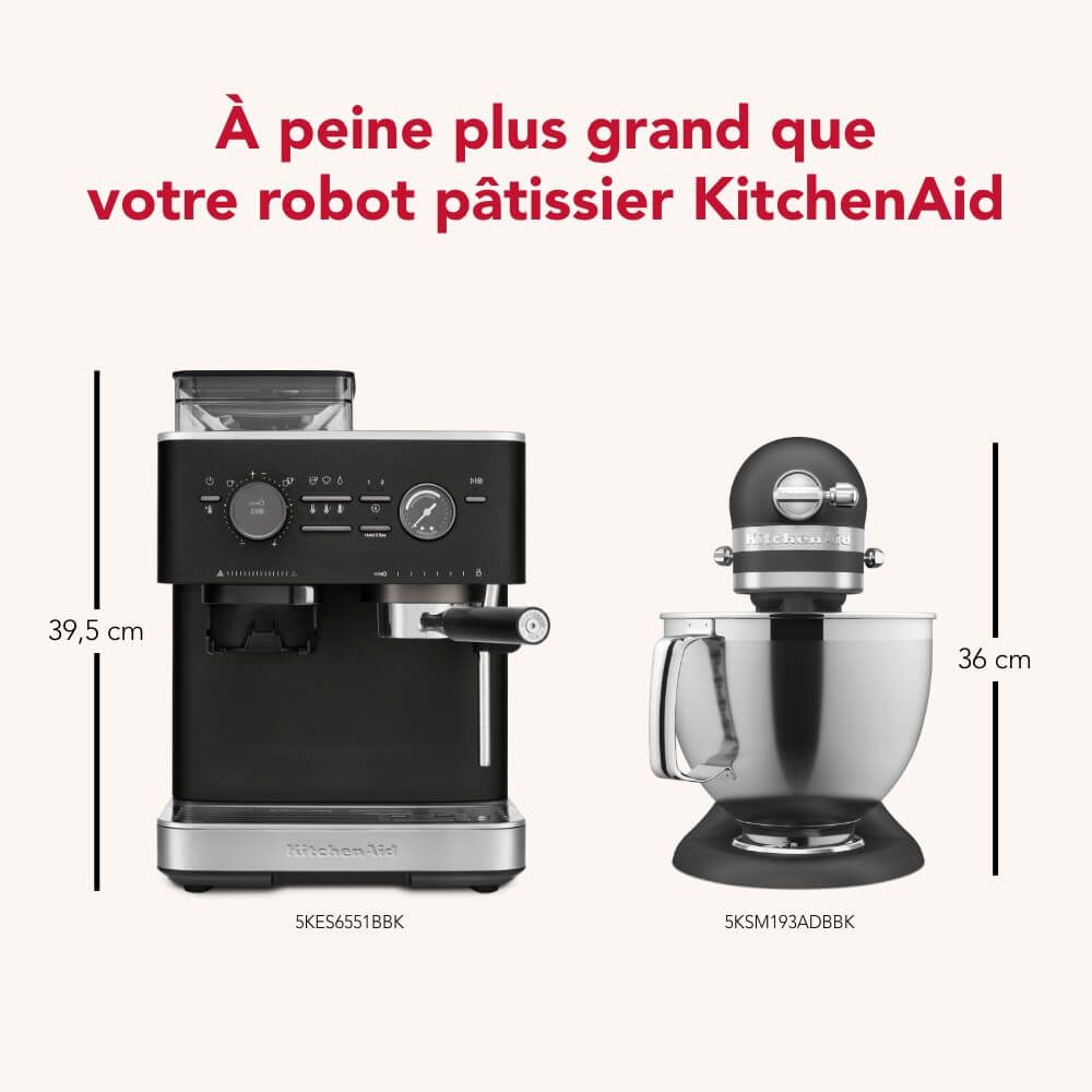Kitchenaid Coffee machine 5KES6551EBK Truffe noire Lifestyle