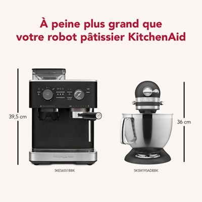 Kitchenaid Coffee machine 5KES6551EBK Truffe noire Lifestyle