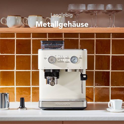 Kitchenaid Coffee machine 5KES6551EPL Porcelain White Lifestyle