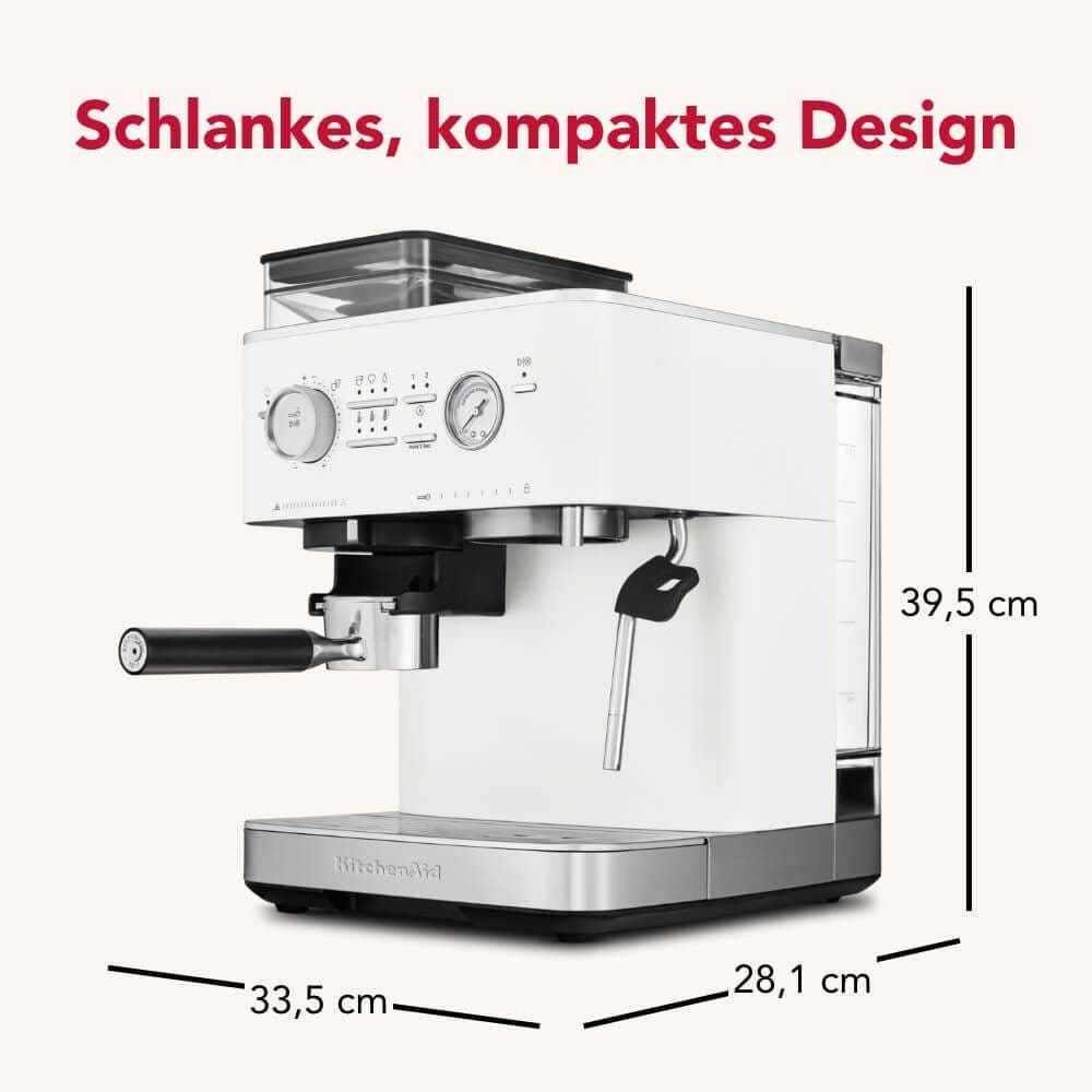 Kitchenaid Coffee machine 5KES6551EPL Porcelain White Lifestyle