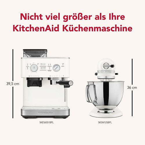 Kitchenaid Coffee machine 5KES6551EPL Porcelain White Lifestyle