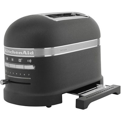 Kitchenaid Toaster 5KMT2204BGR Imperial Grey Perspective Open