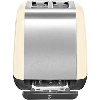 Kitchenaid Toaster 5KMT221BAC Almond Cream Perspective Open