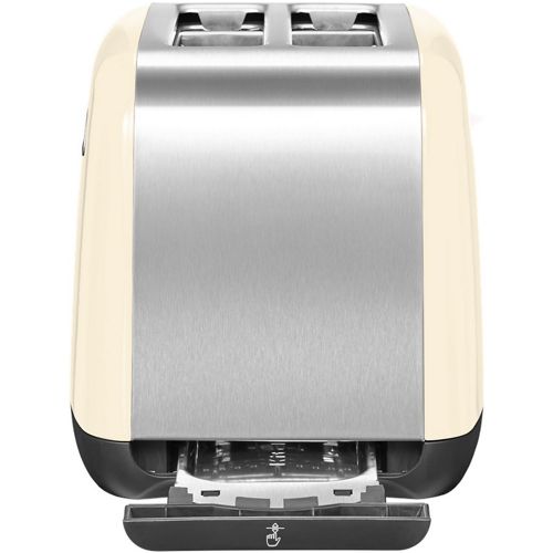 Kitchenaid Toaster 5KMT221BAC Almond cream Perspective Open