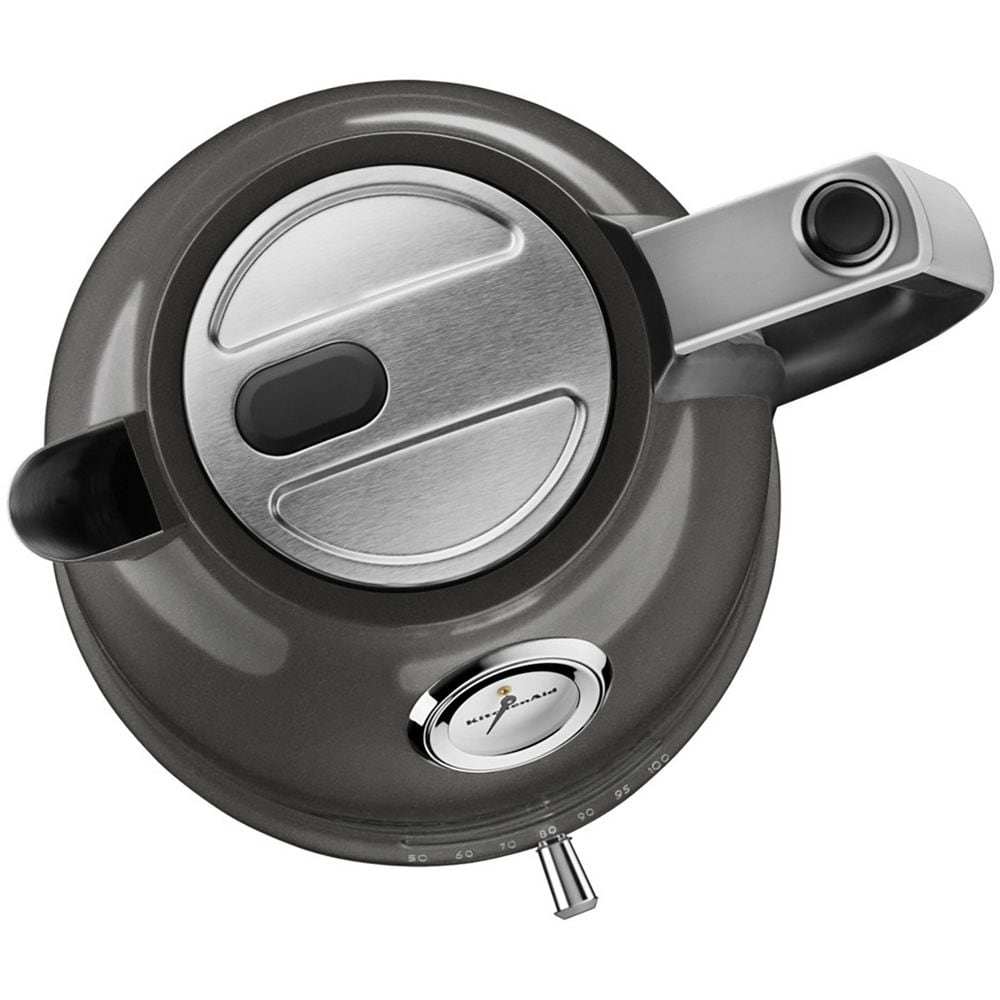 Kitchenaid Kettle 5KEK1522EMS Medalhão de prata Perspective Open