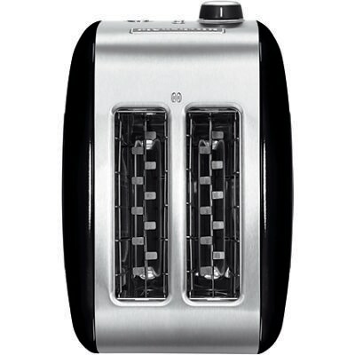 Kitchenaid Toaster 5KMT221EOB Musta Perspective Open