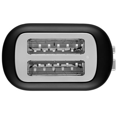 Kitchenaid Toaster 5KMT2109EBM Noir Réglisse Perspective Open