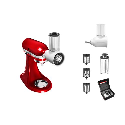 Kitchenaid SDA Accessory 5KSM2FPPC White Perspective Open