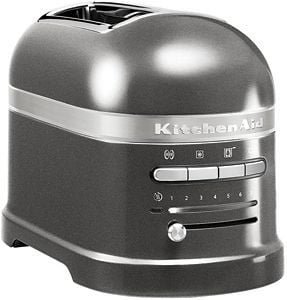 TOSTADORA PARA 2 REBANADAS ARTISAN 5KMT2204EMS Plata medallón