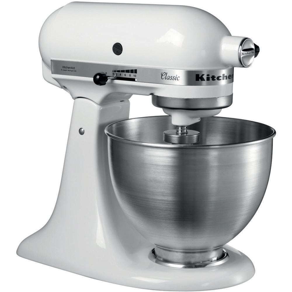 Kitchenaid Food processor 5K45SSSWH Weiss Perspective