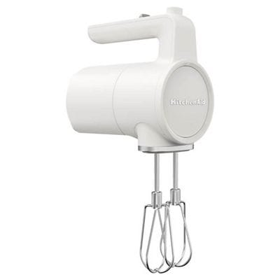 Kitchenaid Hand mixer 5KHMR762PL Porcelain White Perspective