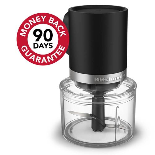 Kitchenaid Chopper 5KTCR350BM Nero Opaco Perspective