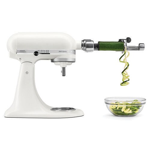 Kitchenaid Food processor 5KSM175PSEPL Porcelain White Profile Open