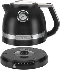 Bollitore Elettrico Arendo Single - 0.5 Litri, 5 Temperature Regolabili, Doppia Parete, Nero Compatto