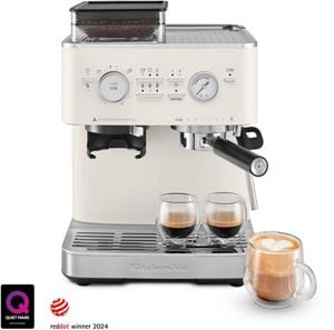 Semiautomatisk espressomaskine med kaffekværn