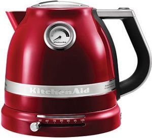 Hervidor de agua con ajuste de temperatura de 1,5 l Artisan 5KEK1522ECA Rojo manzana