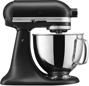 KitchenAid Artisan スタンドミキサー ブラック ジャンク MIXER TILT-HEAD 4.7L - ARTISAN - Matte black | KitchenAid UK