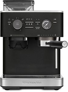 KitchenAid Semiautomatisk espressomaskine med kaffekværn — Cast Iron Black · 5KES6551EBK